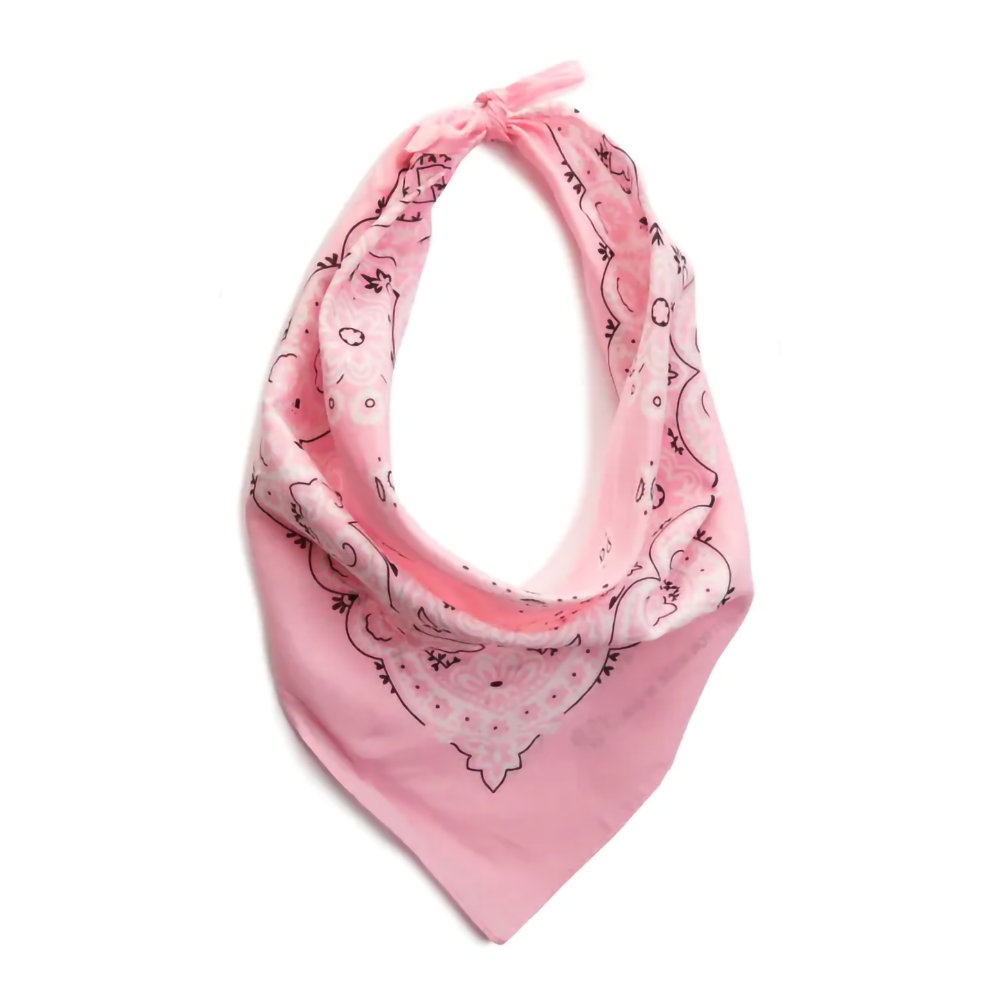 100% Cotton Light Pink Bandana