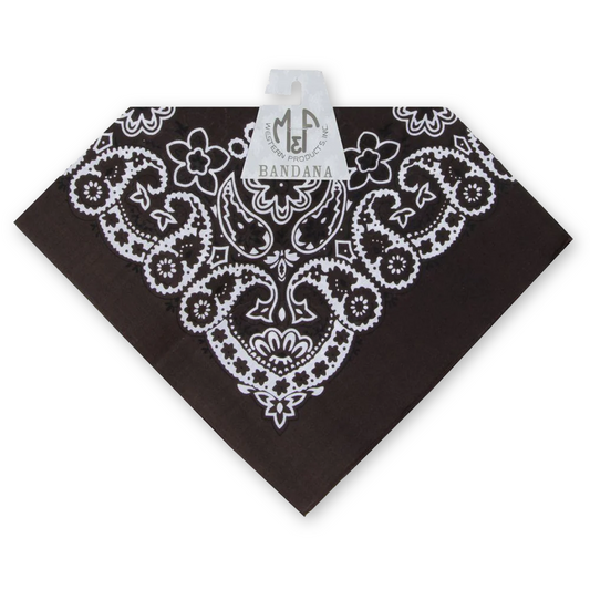 100% Cotton Brown Bandana