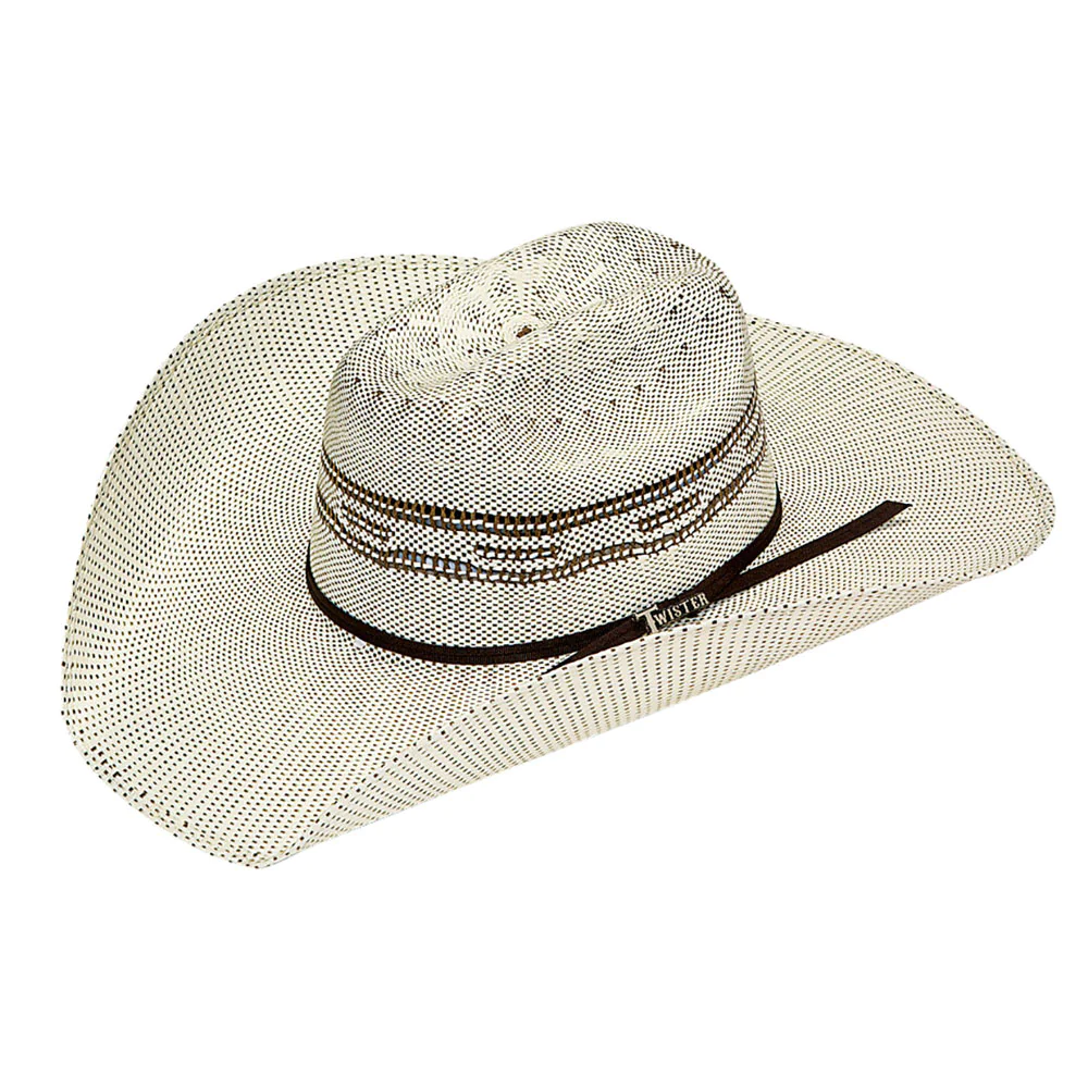 Twister Bangora Two-Tone Maverick Crown Straw Hat