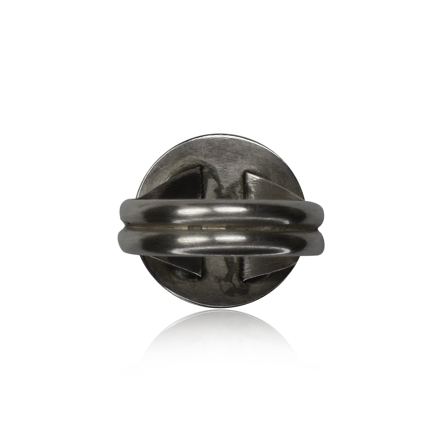 Sterling Silver Hand-Tooled Dome Ring