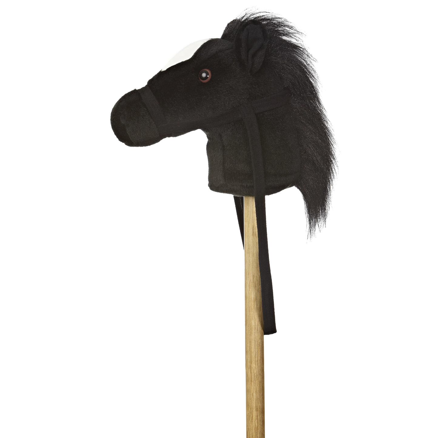 37" Black Giddy Up Stick Pony