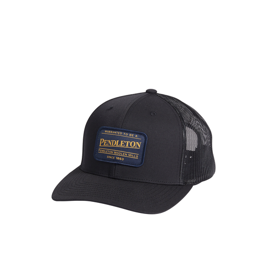 Pendleton Classic Patch Trucker Hat - Black