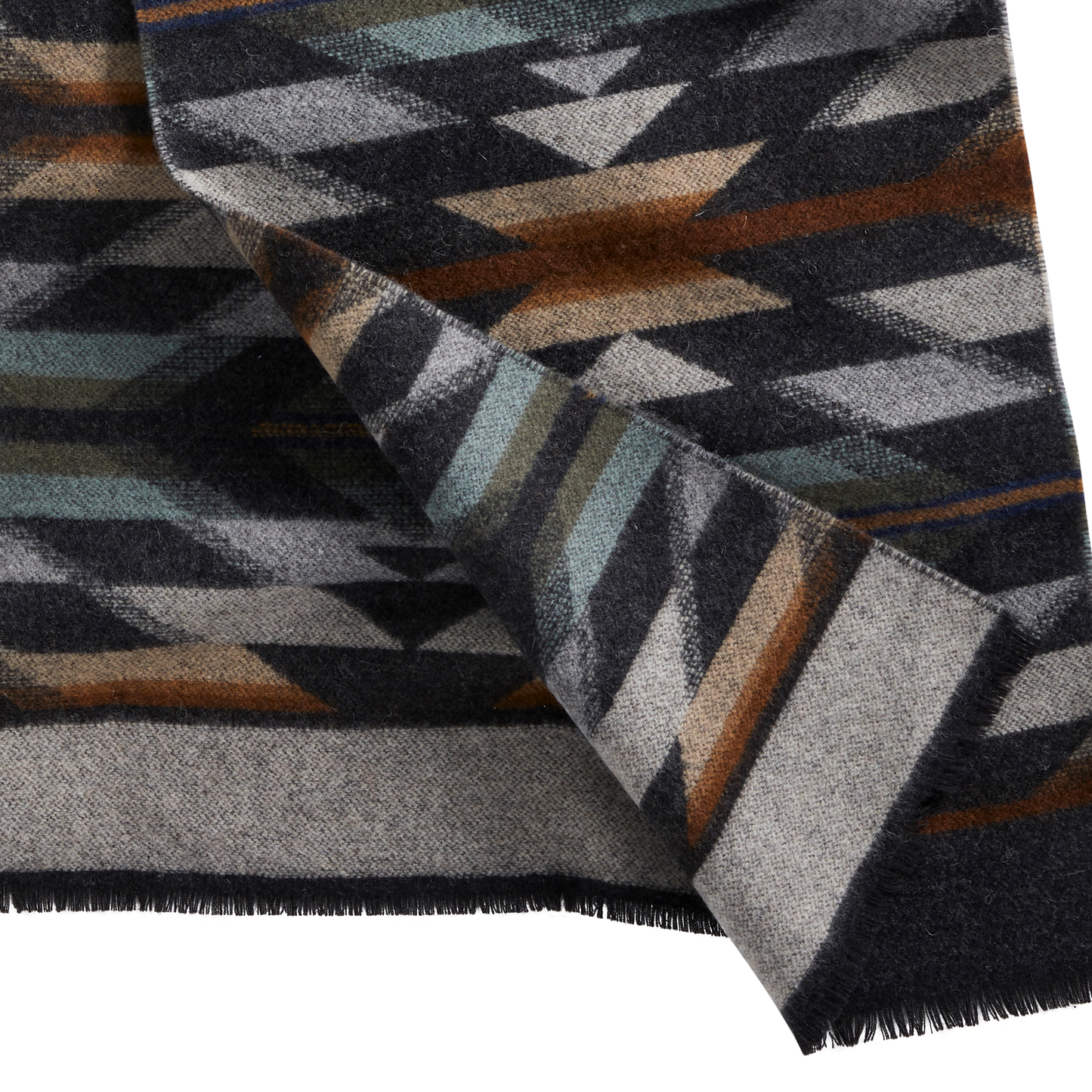 Pendleton Wool Jacquard Scarf - Wyeth Trail Oxford