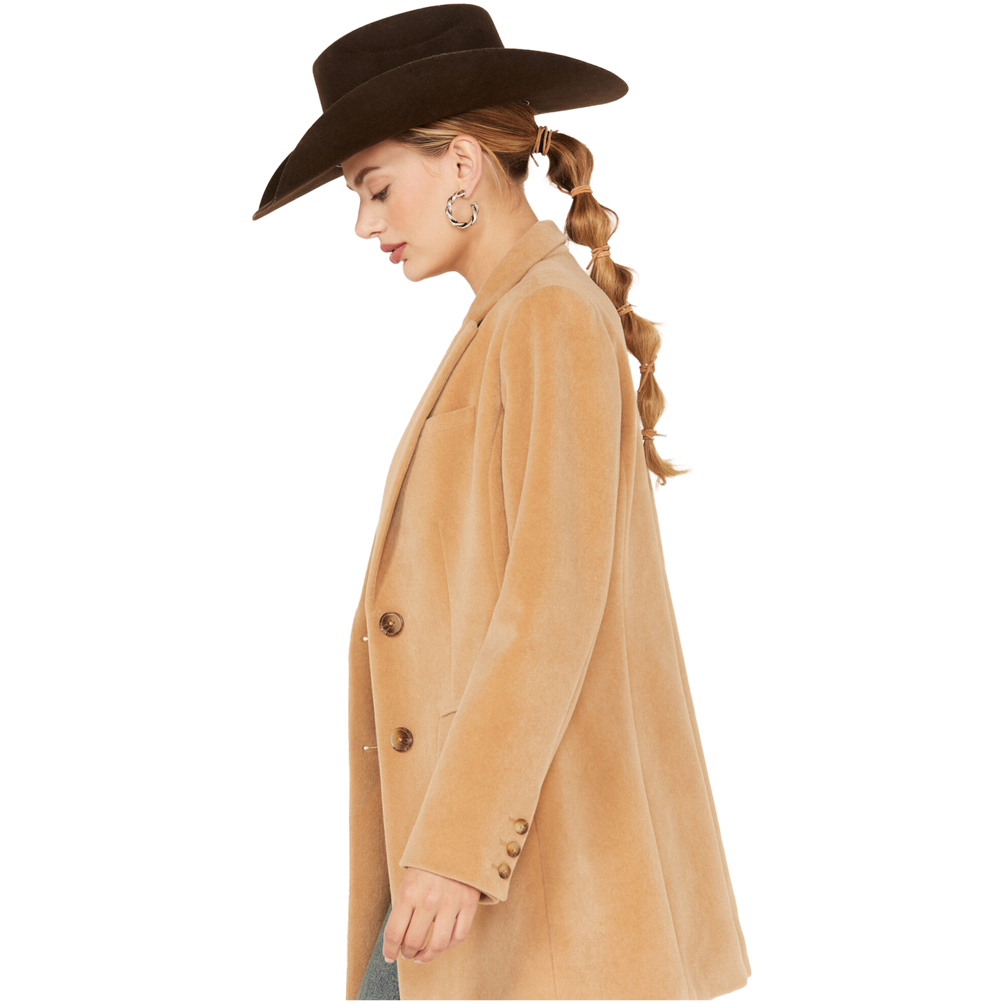Tasha Polizzi Karmela Velvet Blazer - Camel