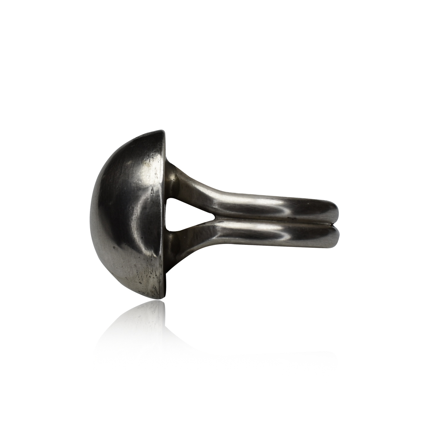 Sterling Silver Hand-Tooled Dome Ring