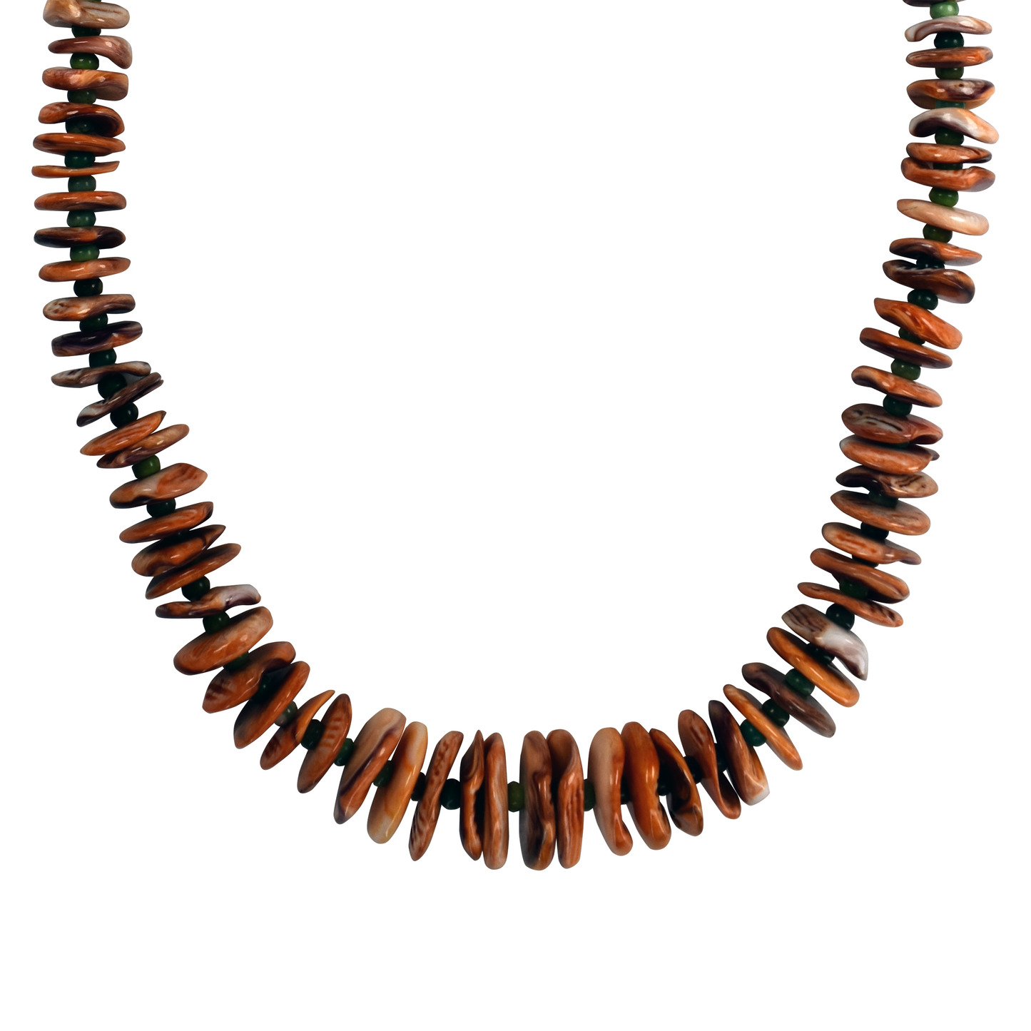 Spiny Oyster and Turquoise Necklace by Teller Indian Jewelry