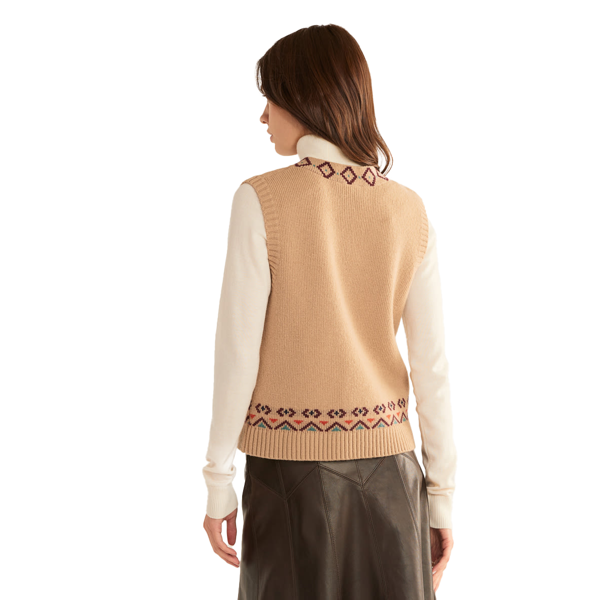 Pendleton Women's Harlow Sweater Vest - Desert Sand