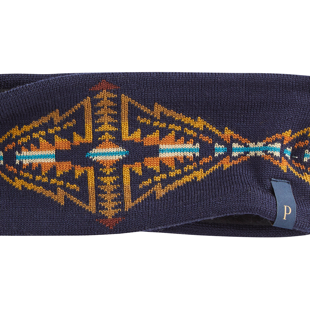 Pendleton Fleece-Lined Headband - Trapper Peak Navy