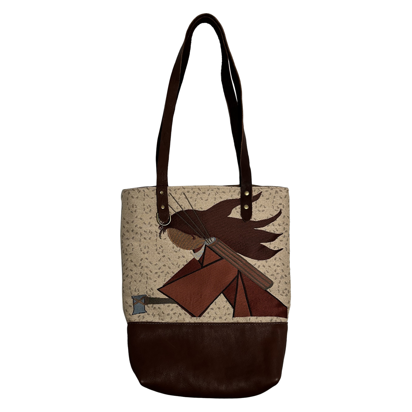 Mahota Chickasaw Hatchet Woman Tote