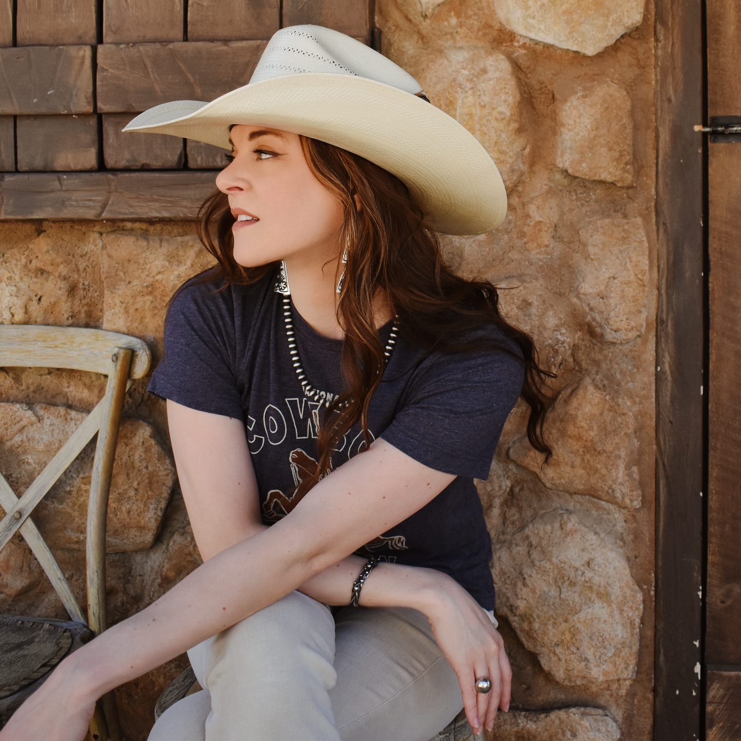 Multi Strand Braided Silver Cuff with Stars