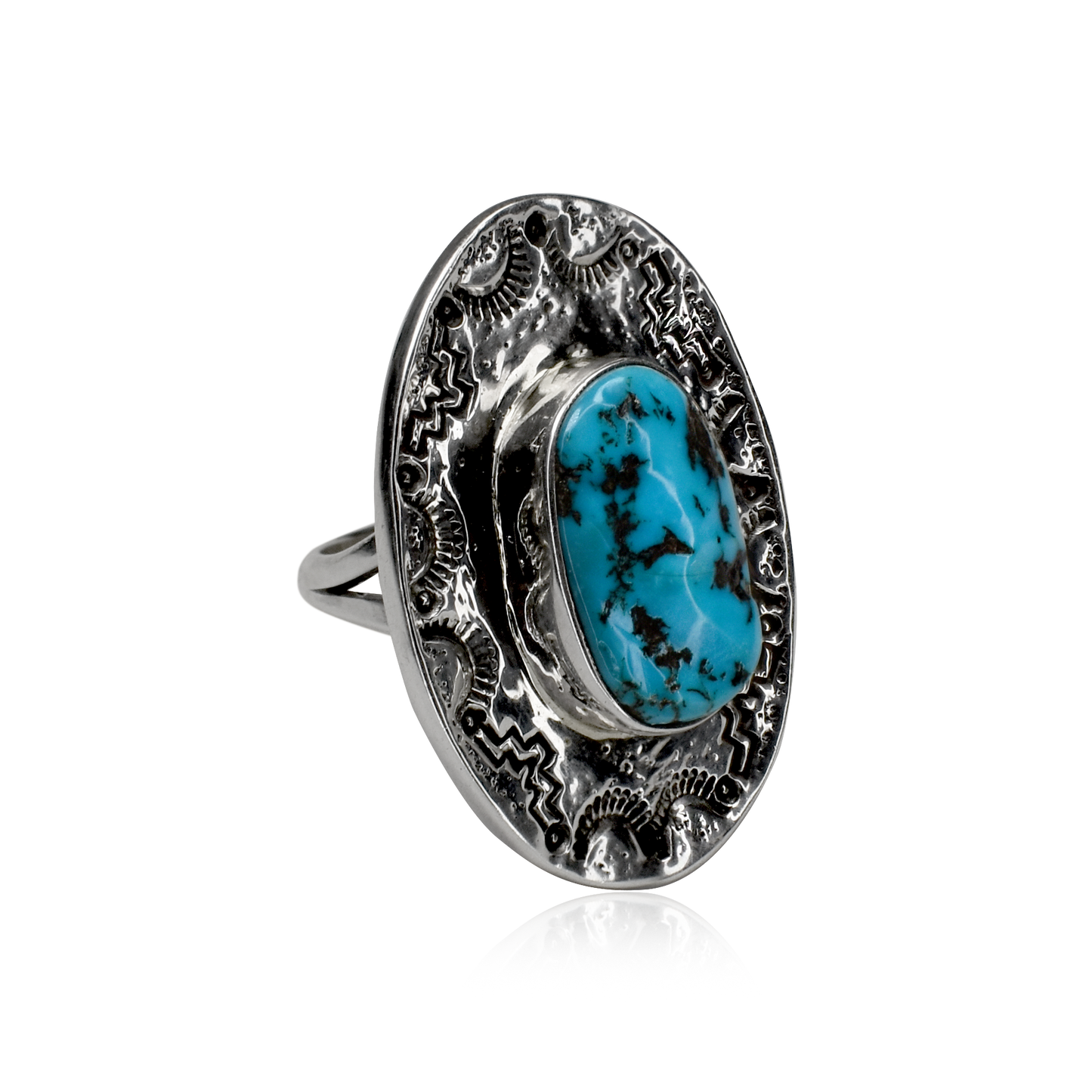Desert Edge Kingman Turquoise Ring