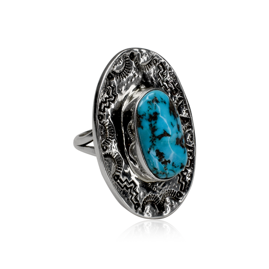Desert Edge Kingman Turquoise Ring