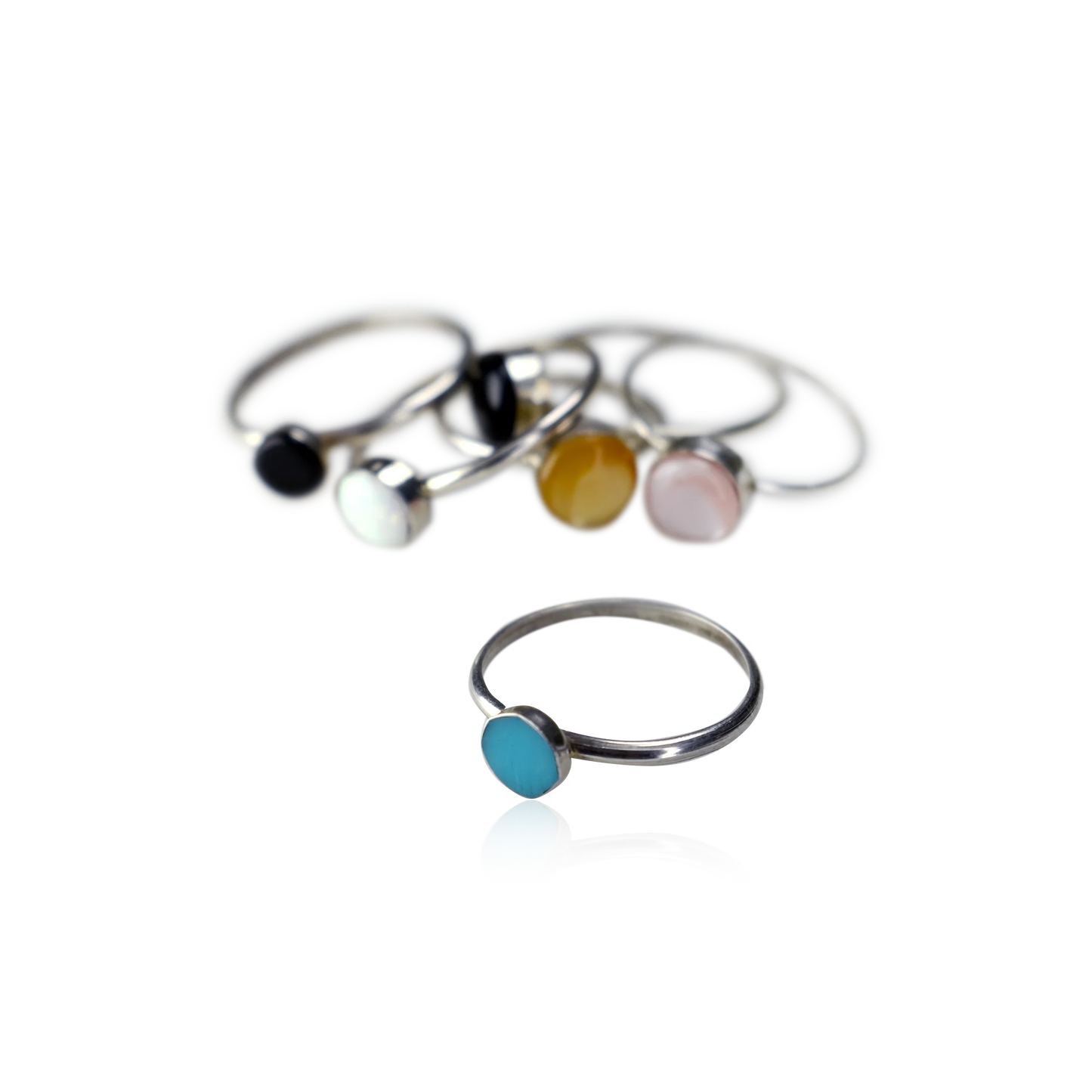 Flat Disc Stackable Ring