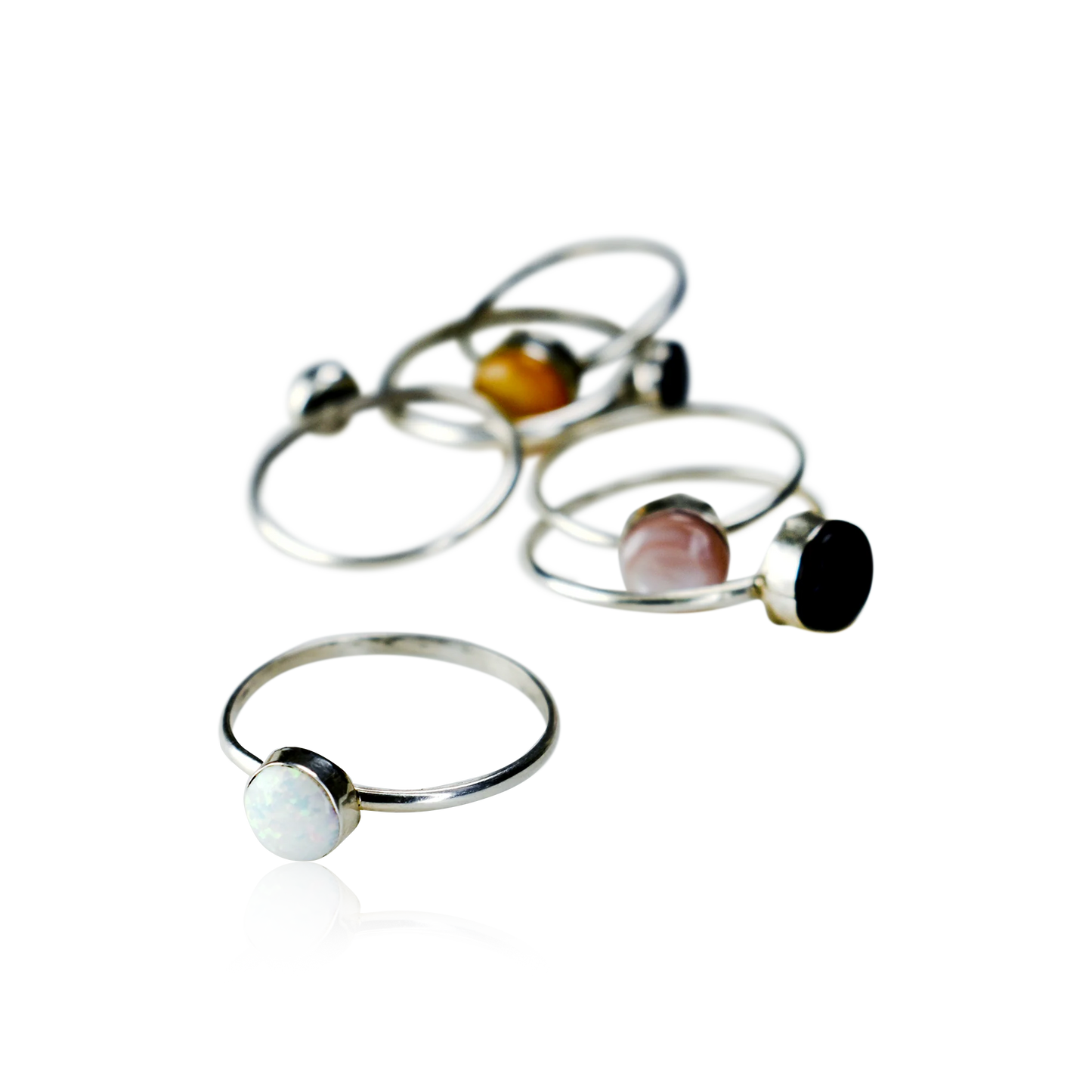 Flat Disc Stackable Ring