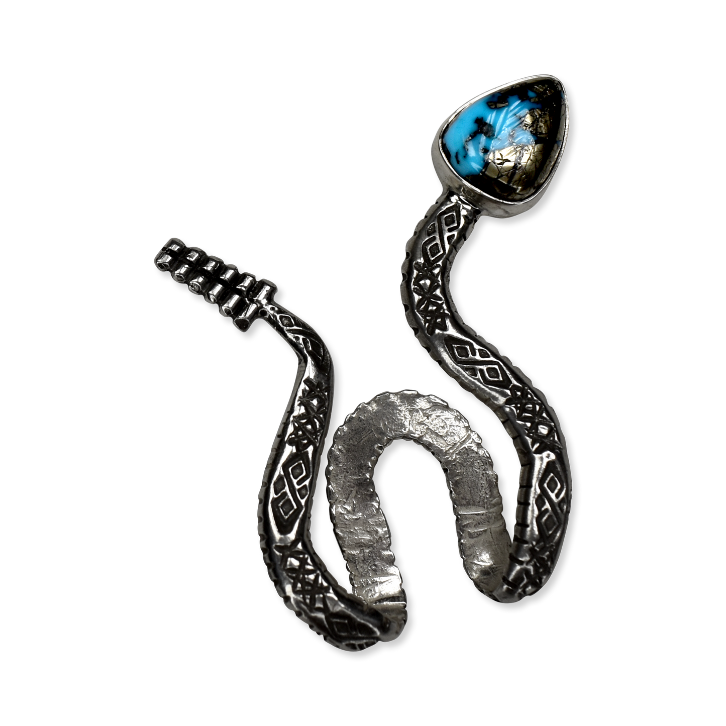 Hallett Peak Morenci Turquoise with Pyrite Limited Edition Brim Biter®