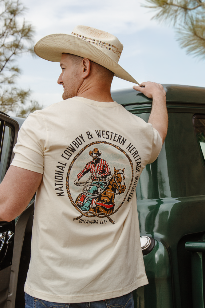 NCWHM Cowboy Lasso Back Graphic Tee