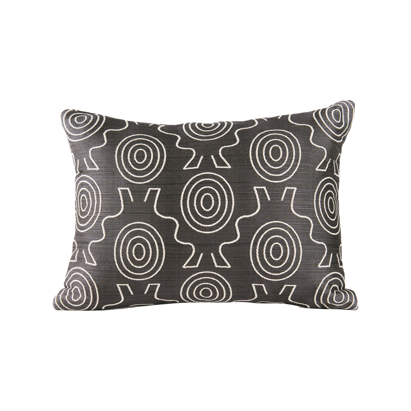 Mahota Mahli (Wind) Small Pillow - Charcoal