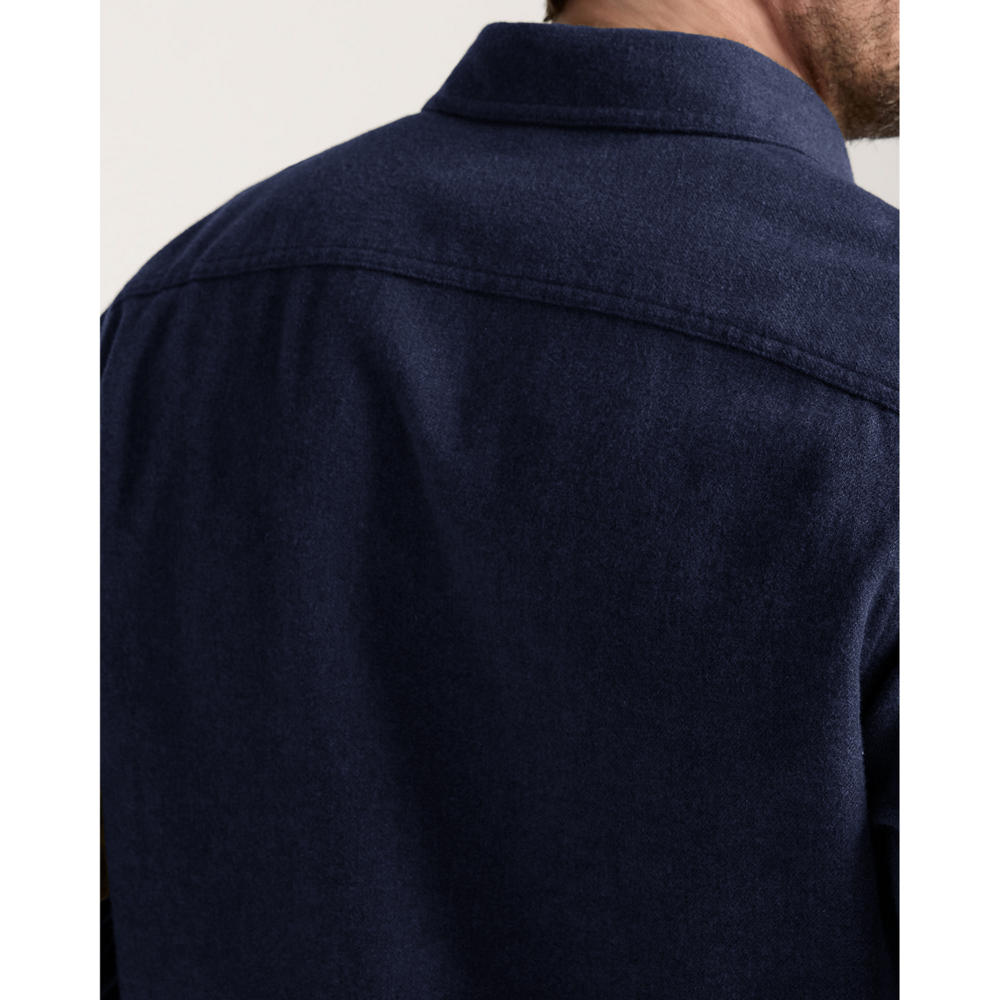 Pendleton Men's Burnside Cotton Flannel Shirt - Navy Heather