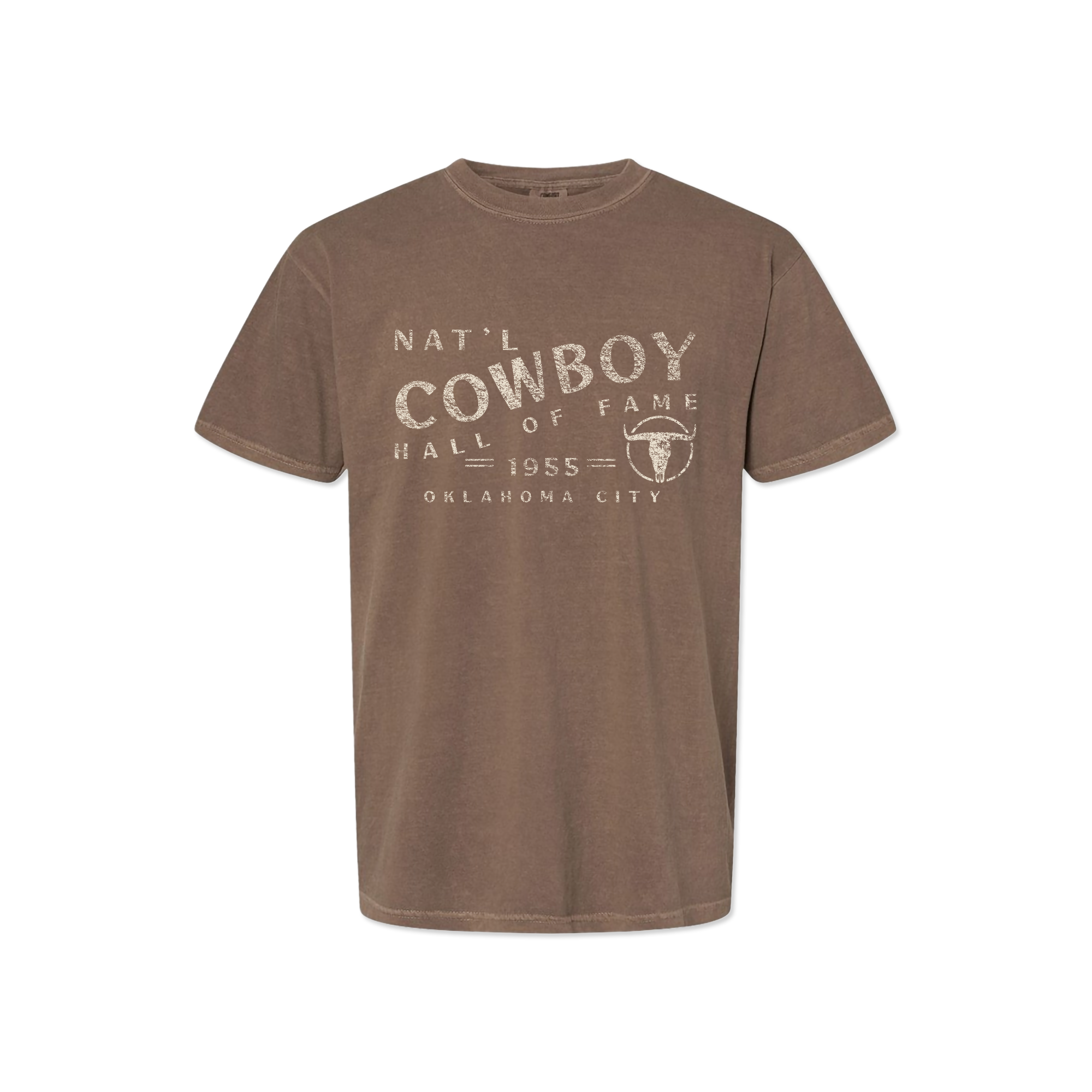 Nat'l Cowboy Hall of Fame Text Heavyweight Tee – Persimmon Hill at