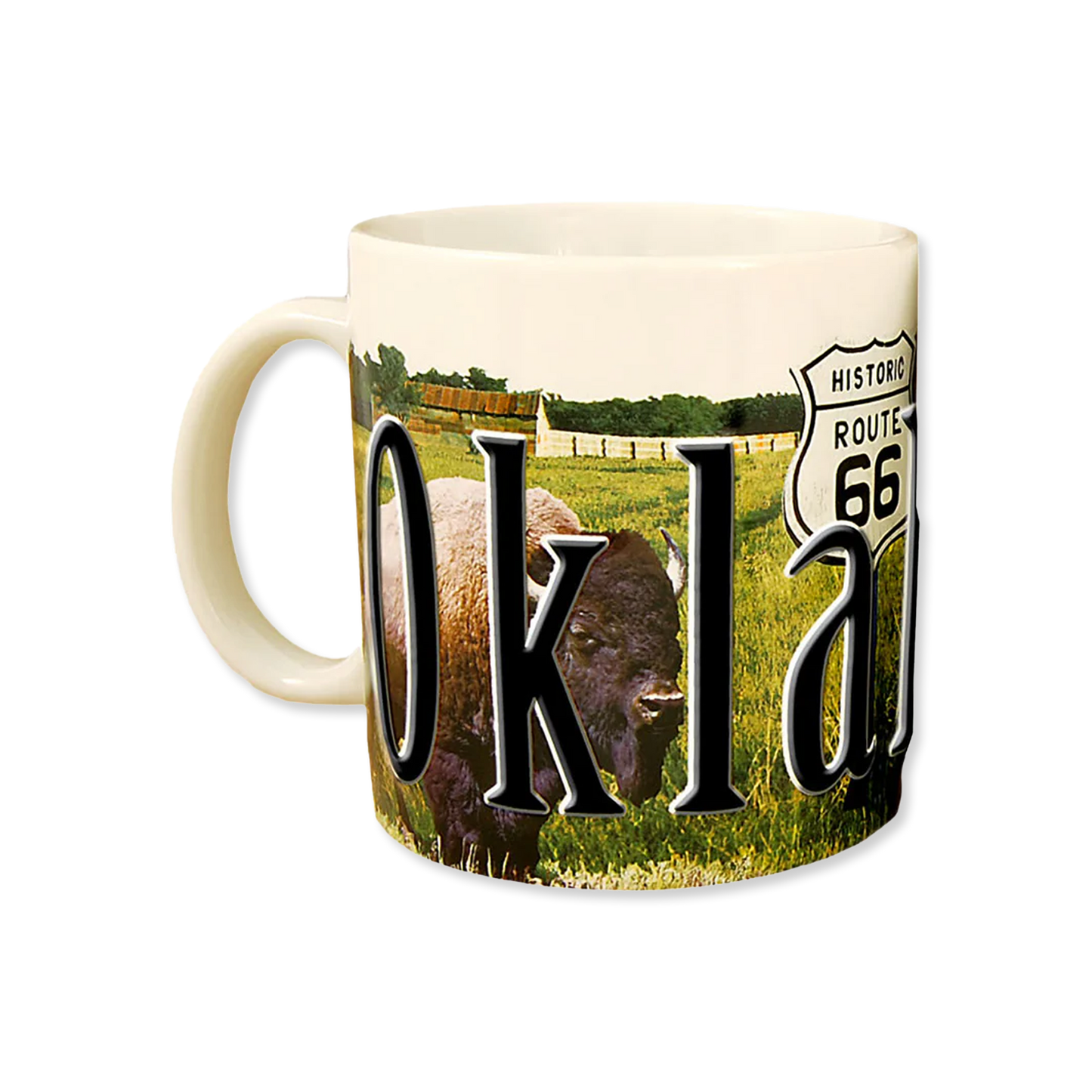 Oklahoma Color Relief Mug