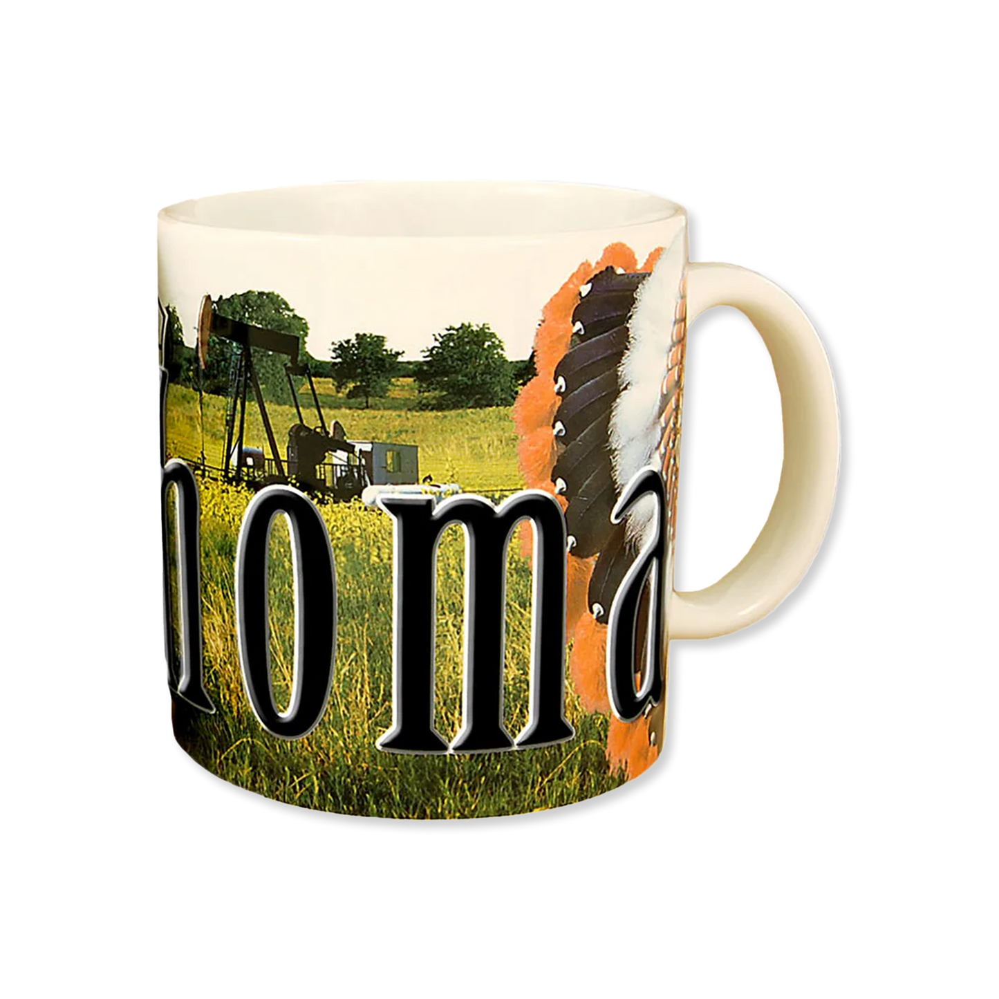 Oklahoma Color Relief Mug