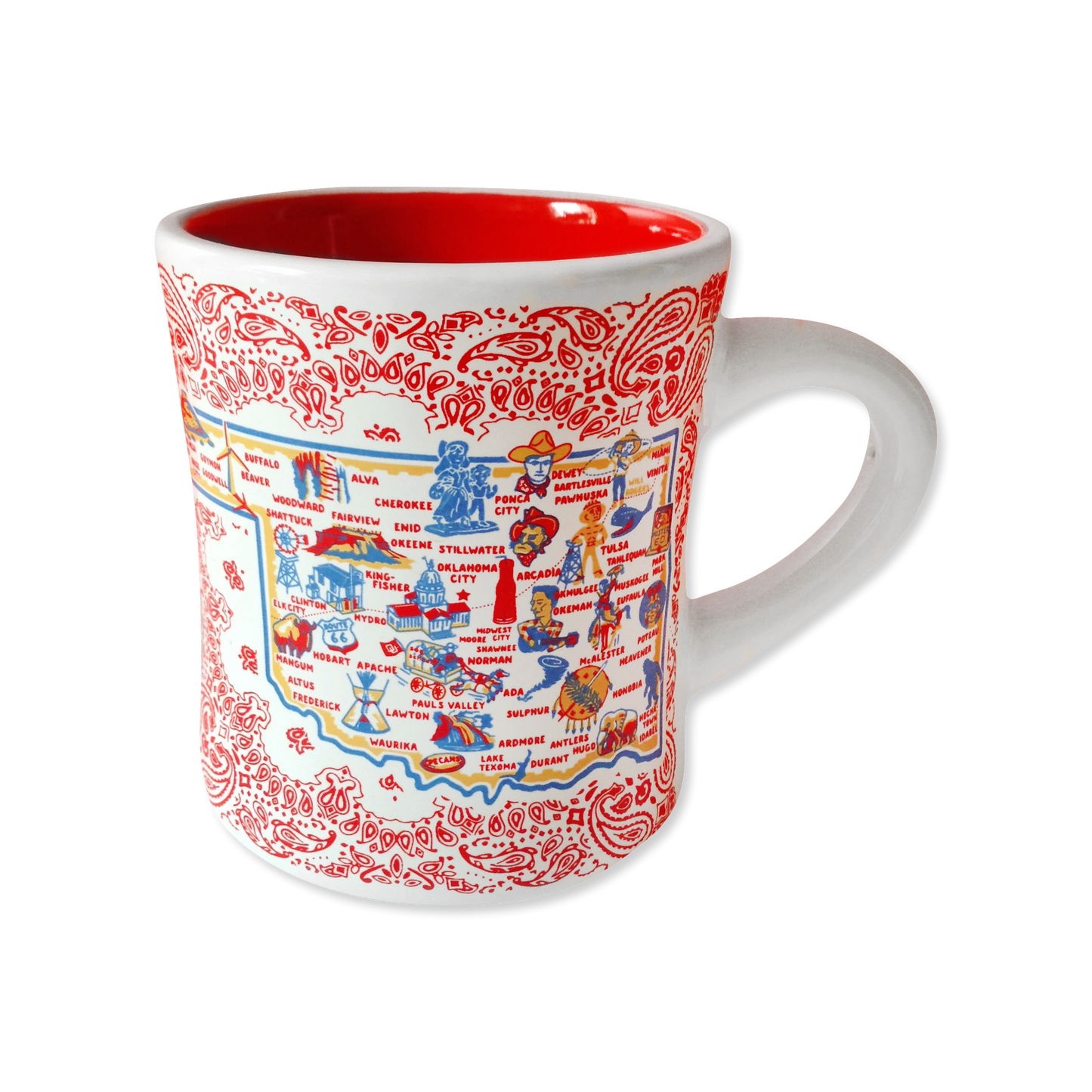 Oklahoma Stoneware Diner Mug