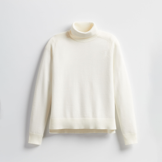 Pendleton Women's Raglan Merino Turtleneck - Ivory