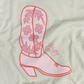 The Cowboy Pink Boot Youth T-Shirt