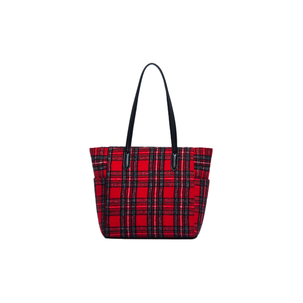 Plaid Tote Bag