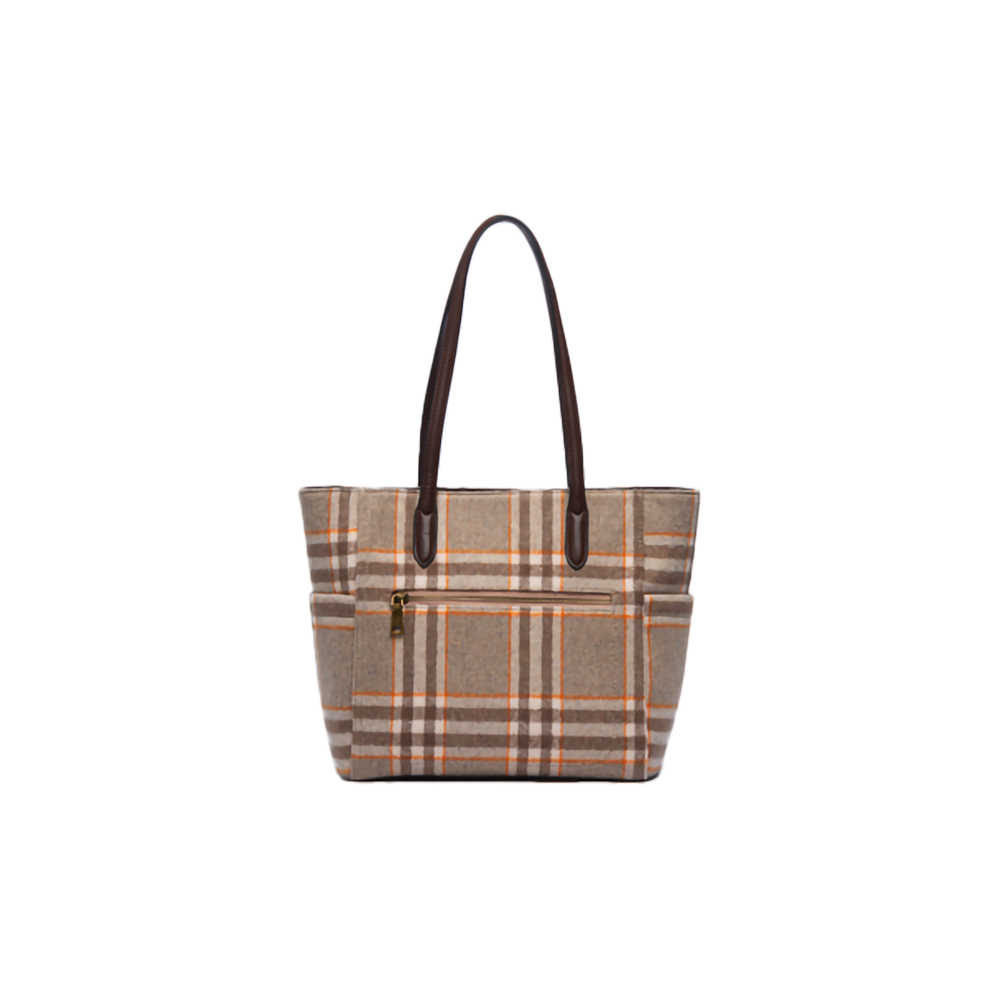Plaid Tote Bag