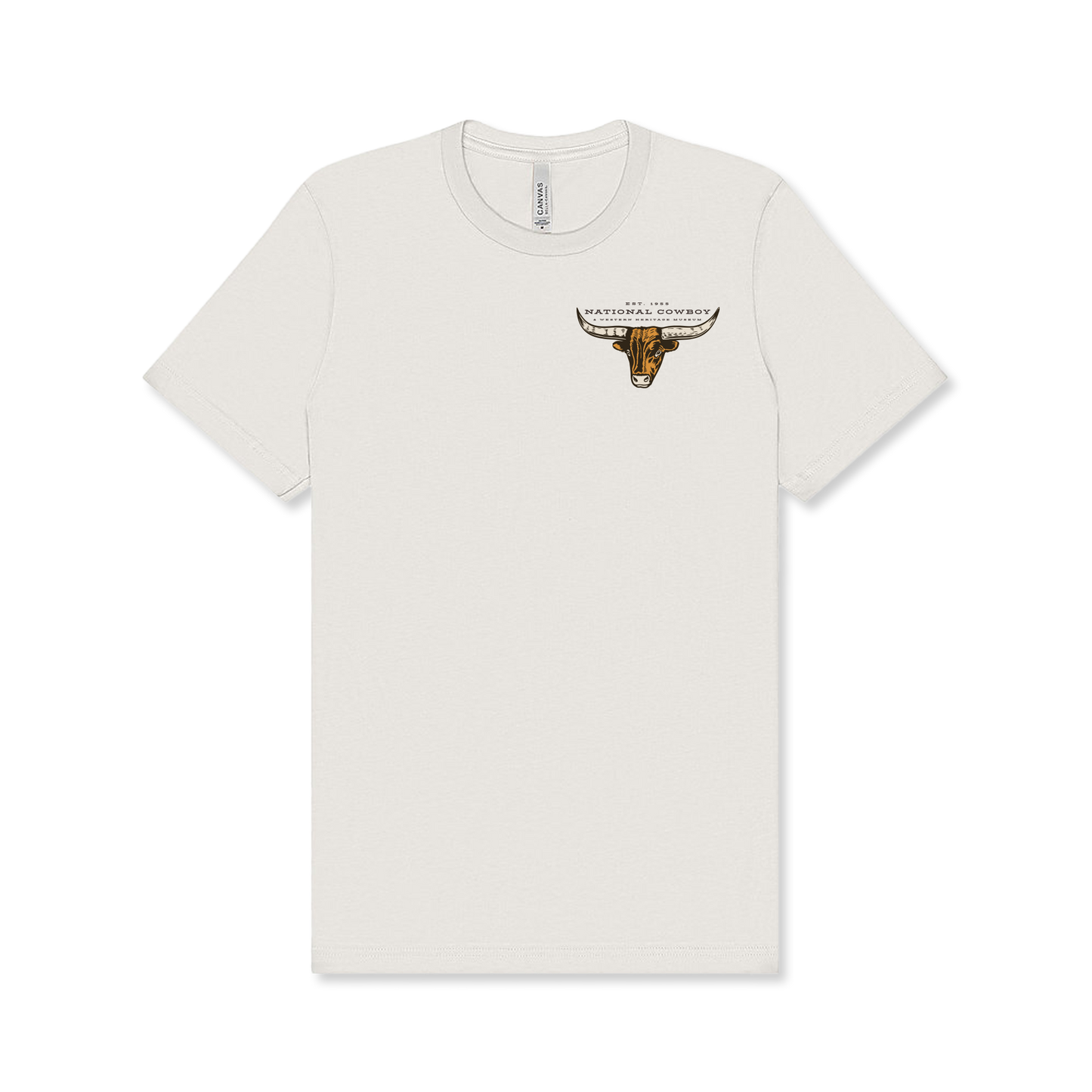 Steer Back Graphic T-Shirt - Vintage White