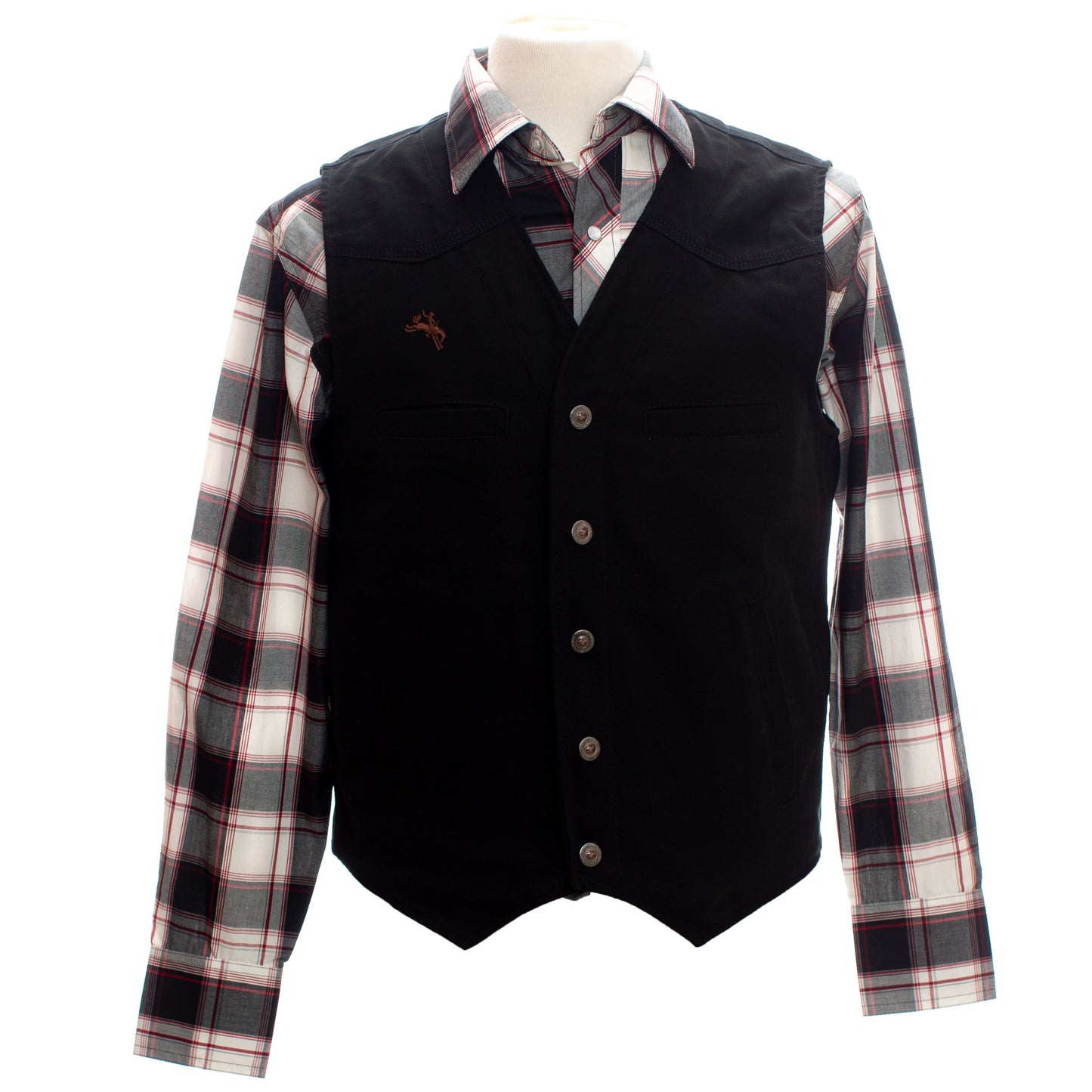 Men's Texas Canvas Concealed Carry Vest - Black