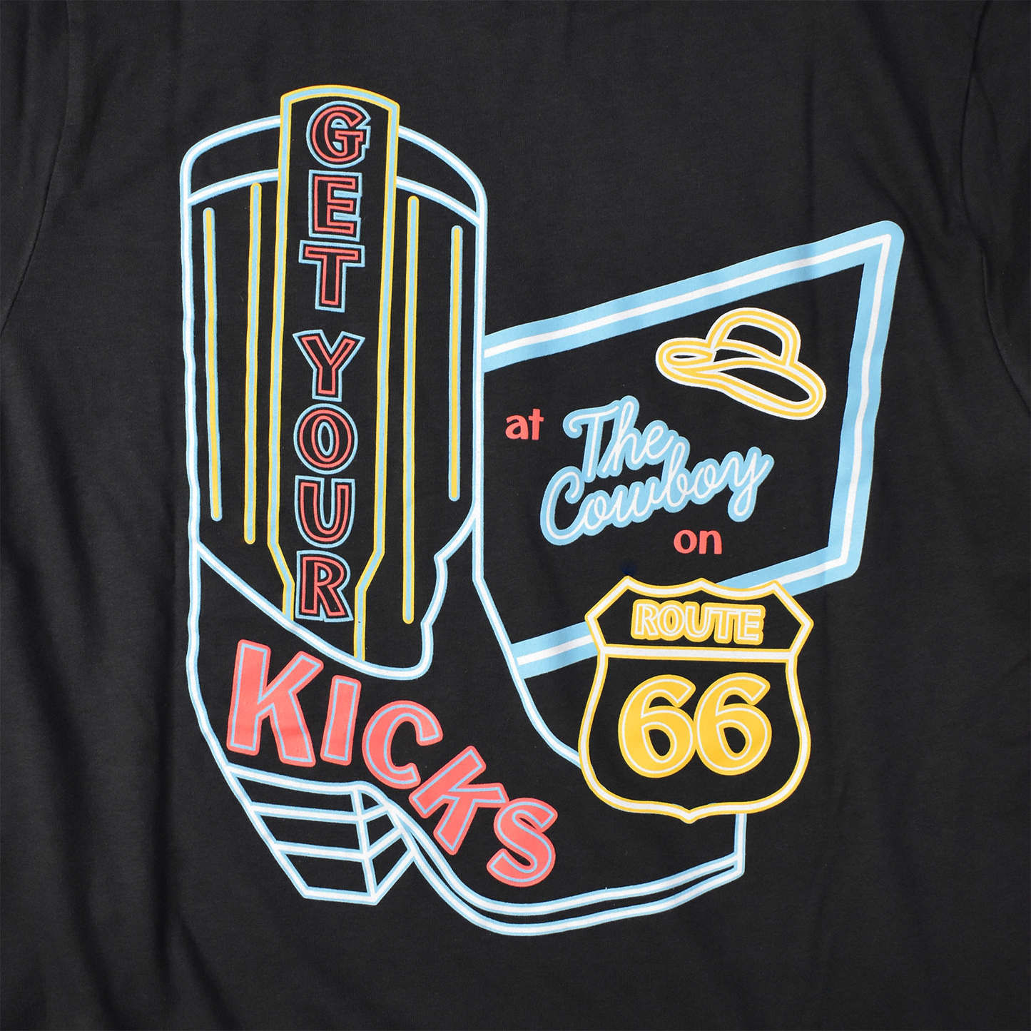 The Cowboy on Route 66 T-Shirt