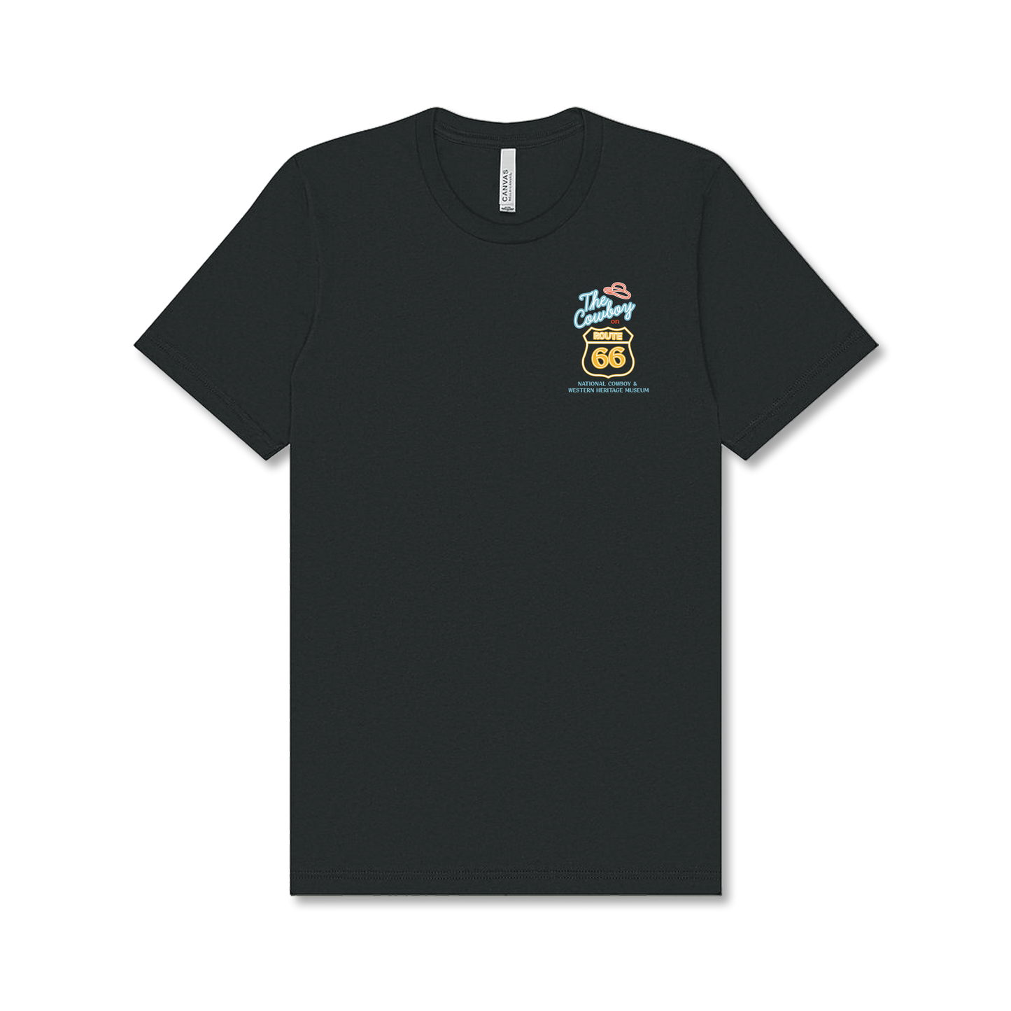 The Cowboy on Route 66 T-Shirt - Dark Grey