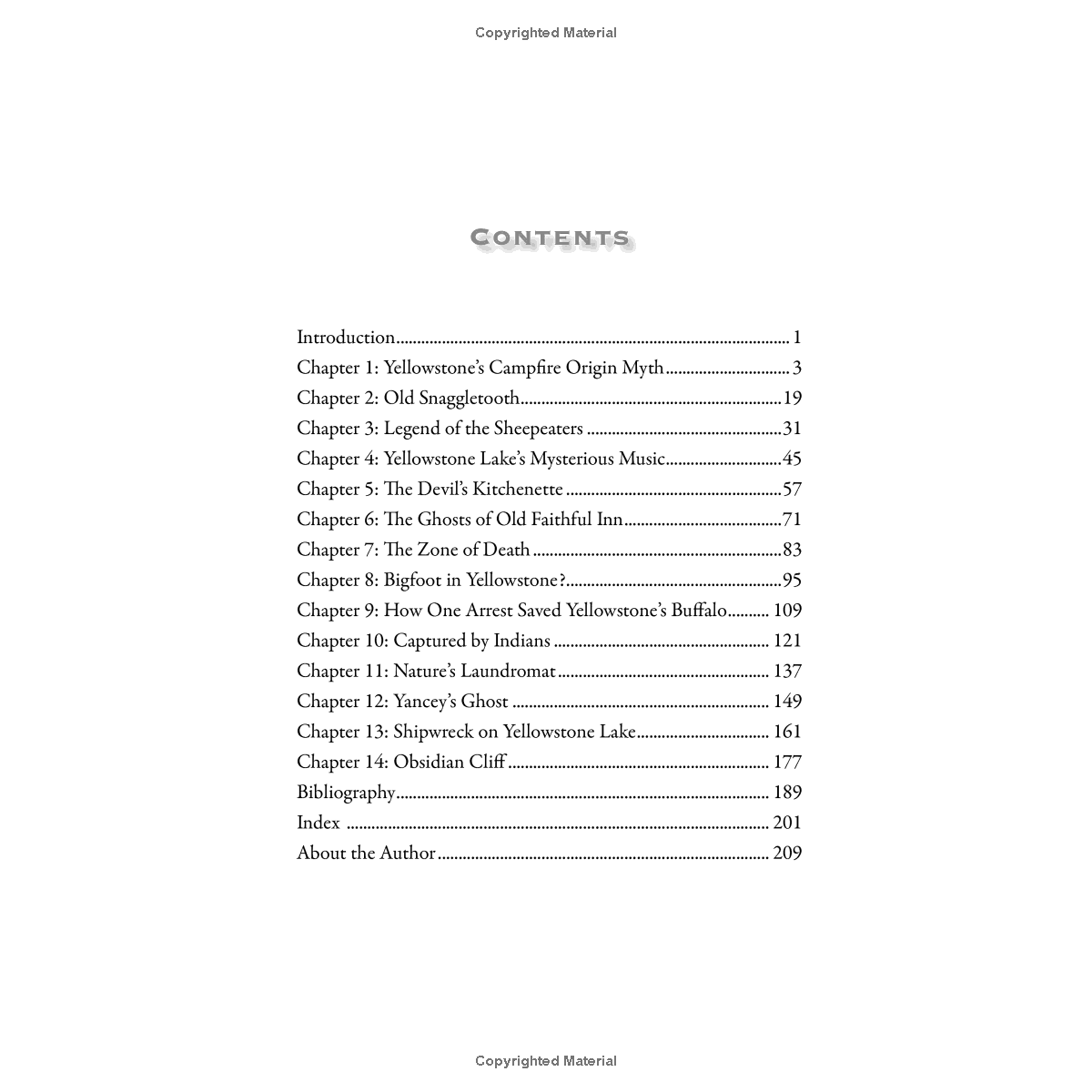 Myths & Legends of Yellowstone by Ednor Therriault
