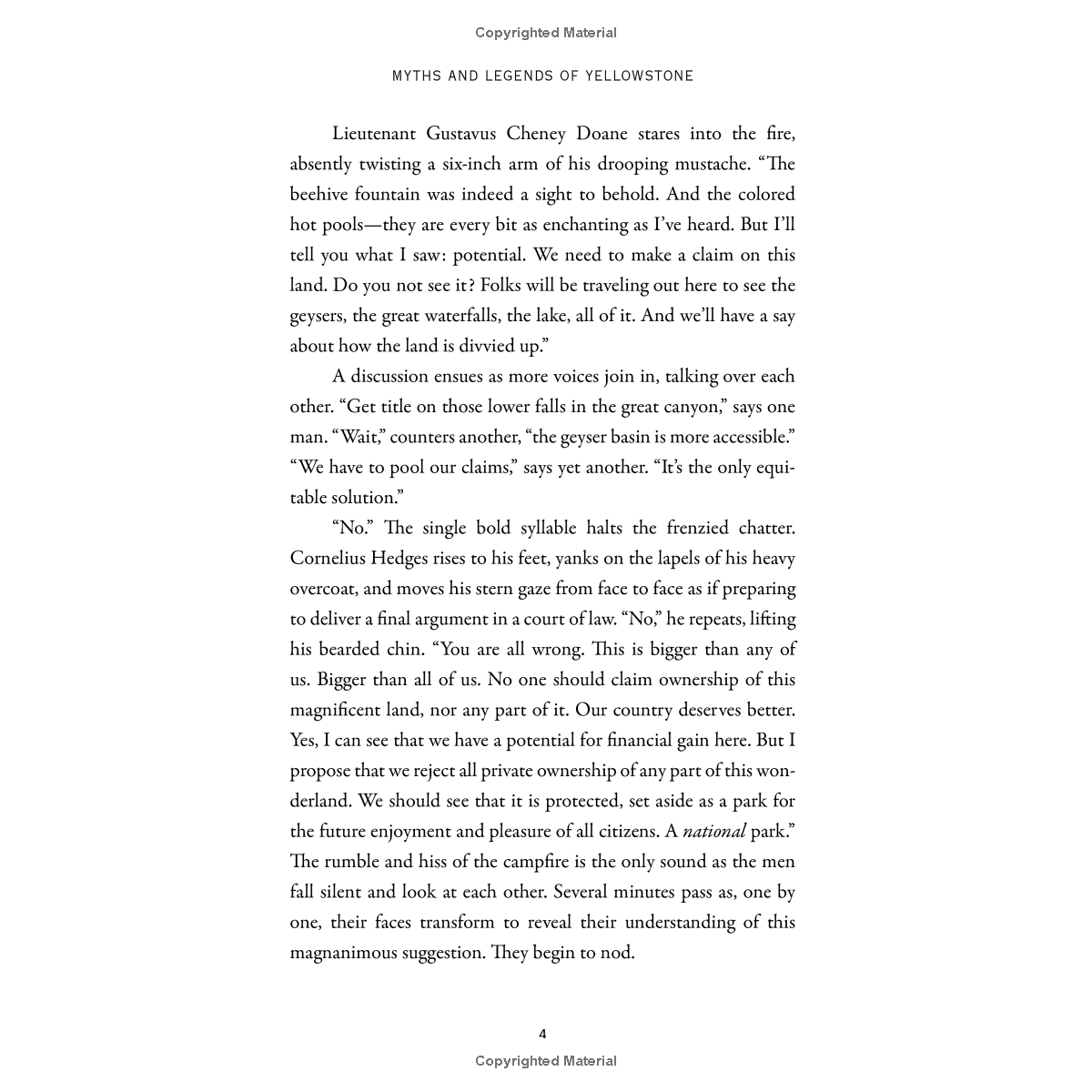 Myths & Legends of Yellowstone by Ednor Therriault