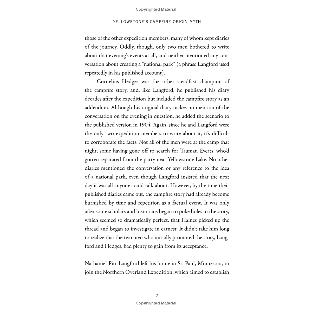 Myths & Legends of Yellowstone by Ednor Therriault