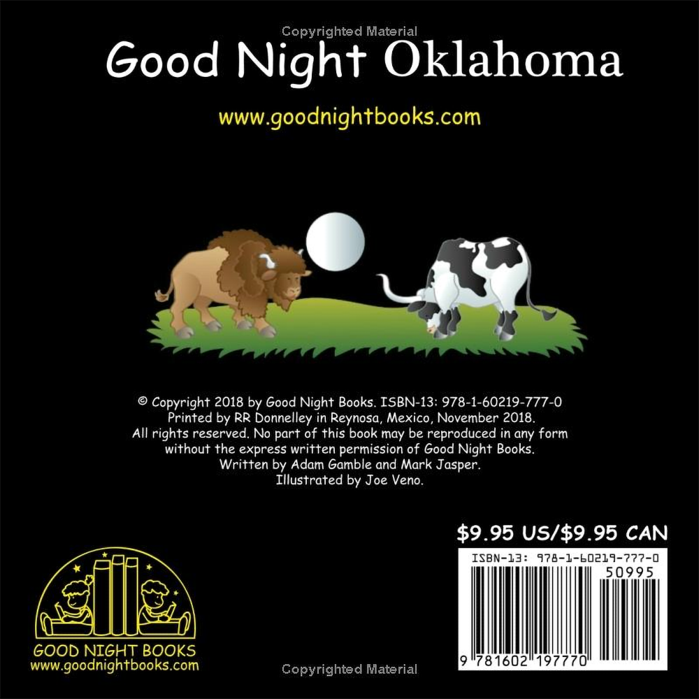 Good Night Oklahoma (Good Night Our World) by Adam Gamble & Mark Jasper