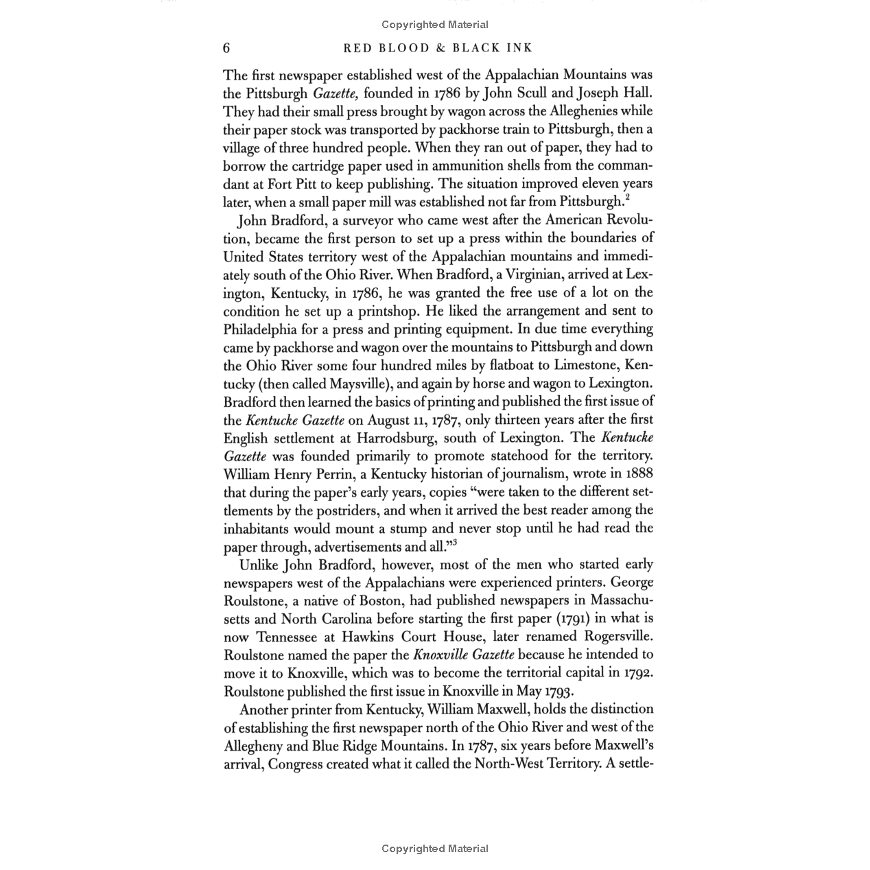 Red Blood and Black Ink: Journalism in the Old West by David Dary