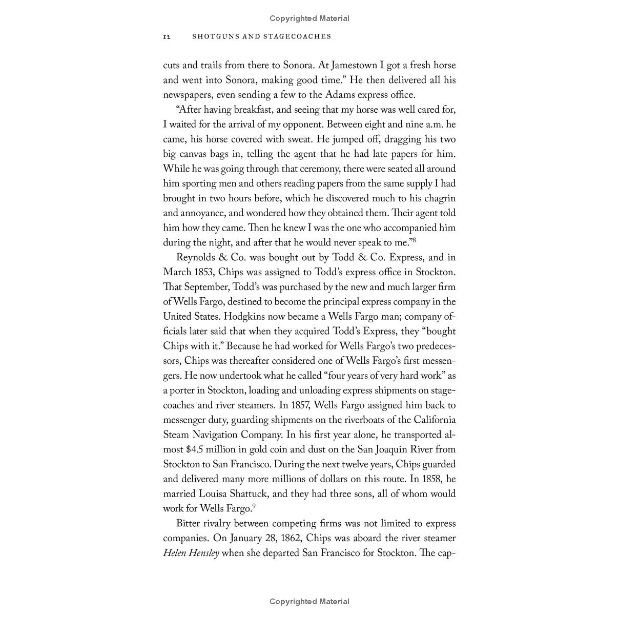 Shotguns and Stagecoaches: The Brave Men Who Rode for Wells Fargo in the Wild West by John Boessenecker