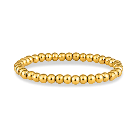Christina Greene 5mm Gold Beaded Bracelet