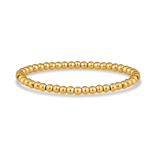 Christina Greene 4mm Gold Beaded Bracelet
