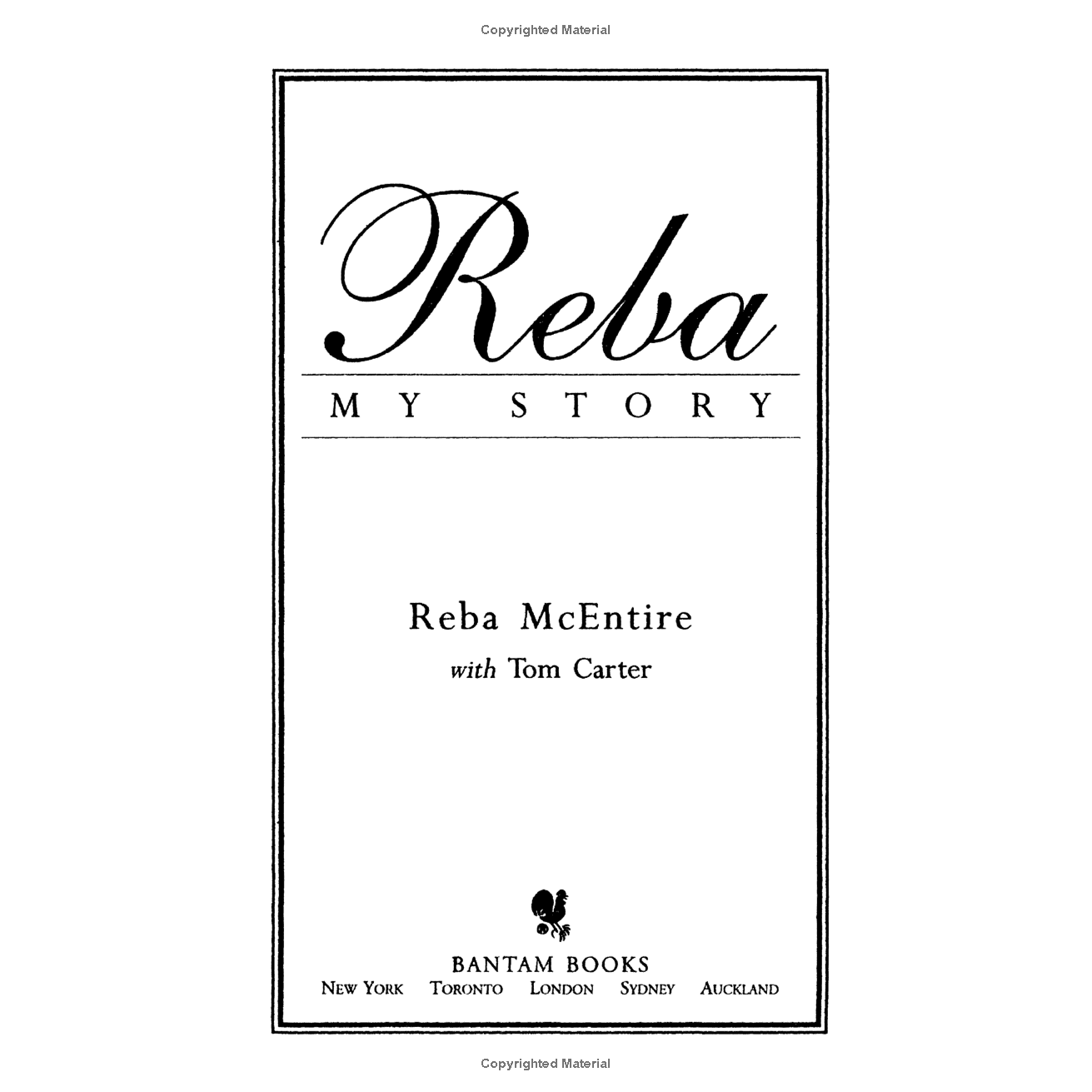 Reba: My Story by Reba McEntire