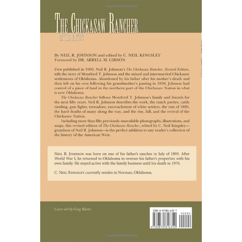 The Chickasaw Rancher by Neil R. Johnson