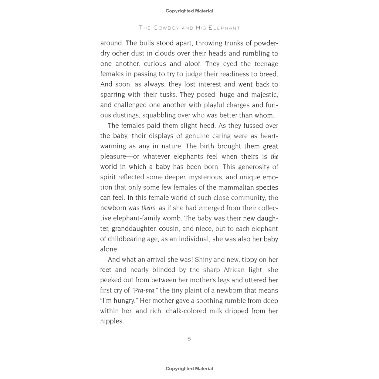 The Cowboy and His Elephant: The Story of a Remarkable Friendship by Malcolm Macpherson