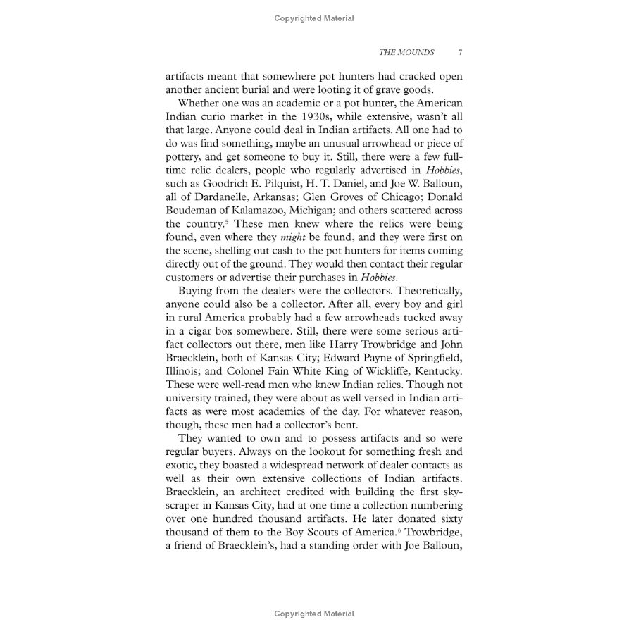 Looting Spiro Mounds: An American King Tut’s Tomb by David La Vere