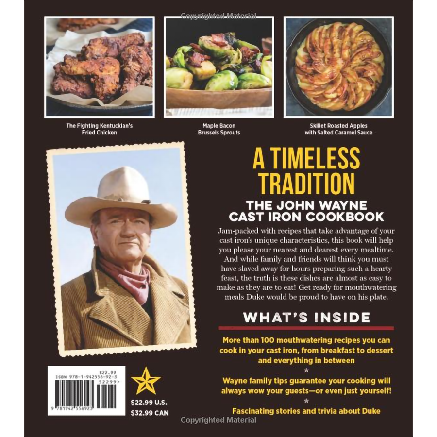 John Wayne Cast Iron Official Cookbook