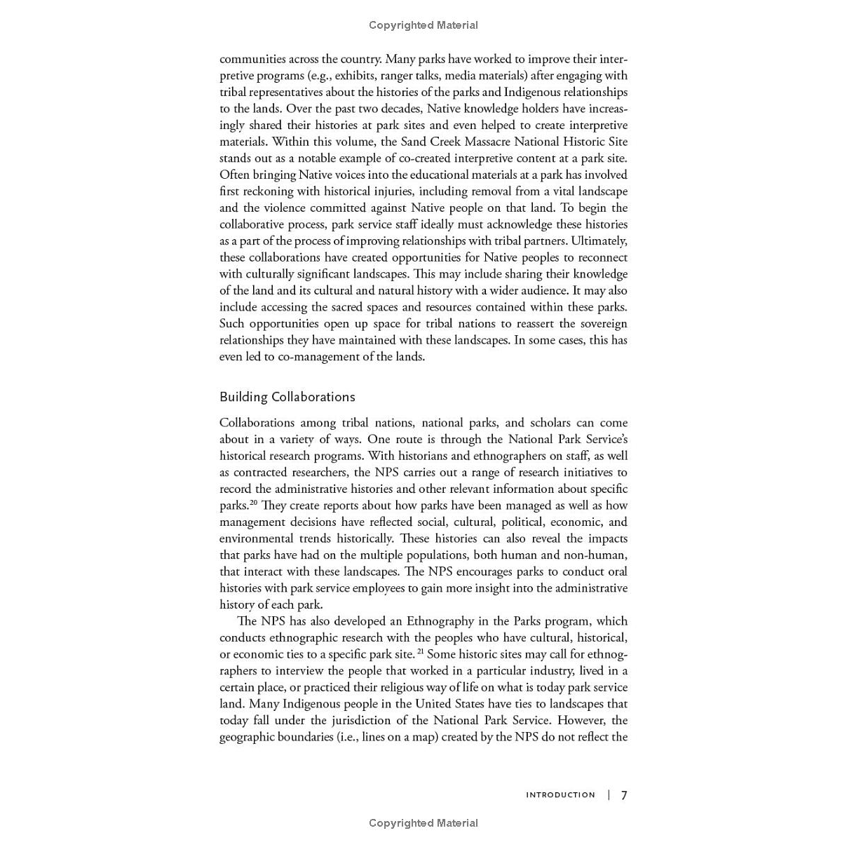 National Parks. Native Sovereignty: Experiments in Collaboration by Christina Gish Hill, Matthew J. Hill, and Brooke Neely (Editors)