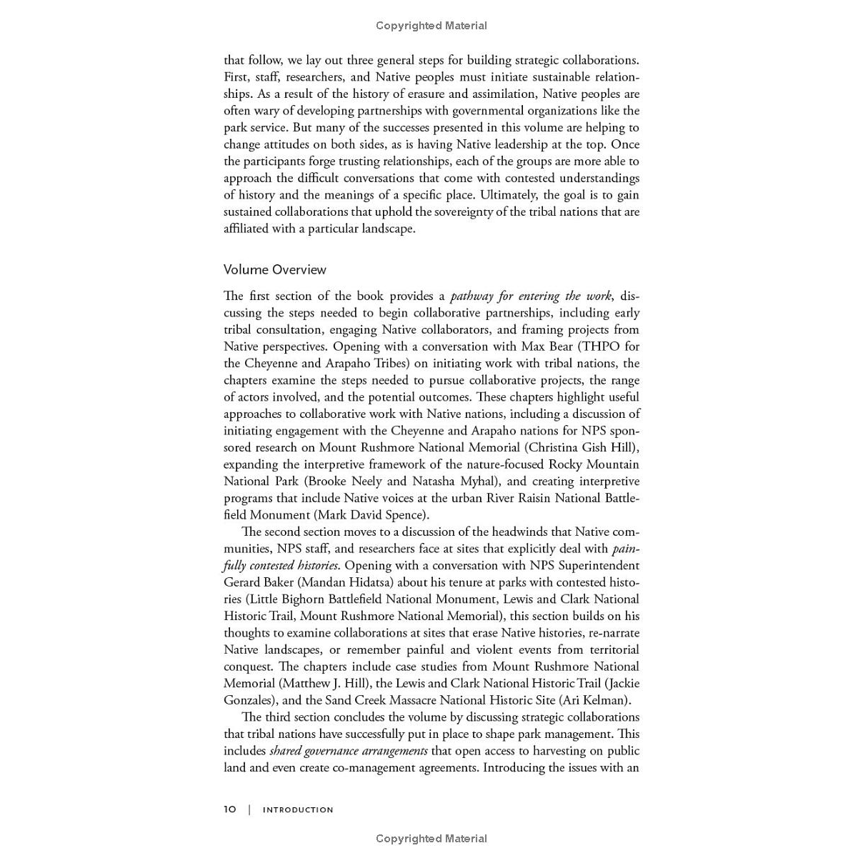 National Parks. Native Sovereignty: Experiments in Collaboration by Christina Gish Hill, Matthew J. Hill, and Brooke Neely (Editors)