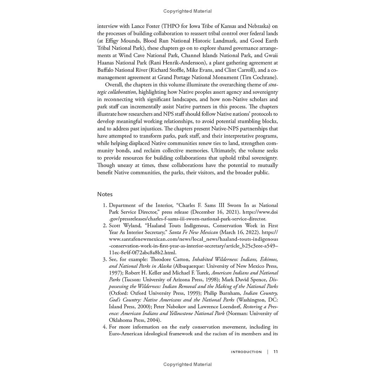 National Parks. Native Sovereignty: Experiments in Collaboration by Christina Gish Hill, Matthew J. Hill, and Brooke Neely (Editors)